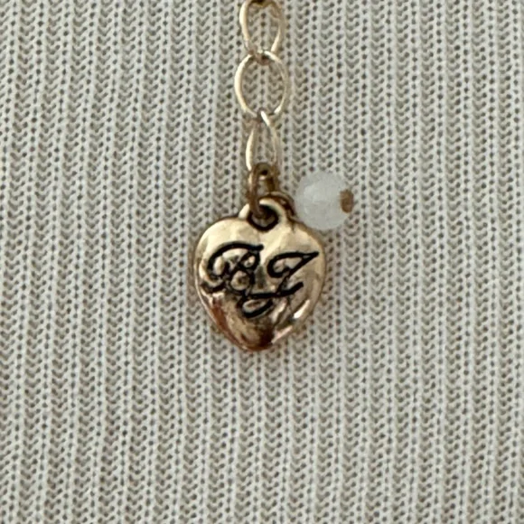 Betsey Johnson Pink Strawberry Red Rhinestone Long Necklace Gold Tone - Picture 7 of 9